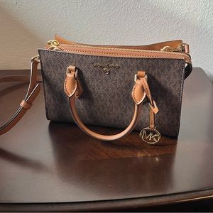 Michael Kors monogram crossbody bag